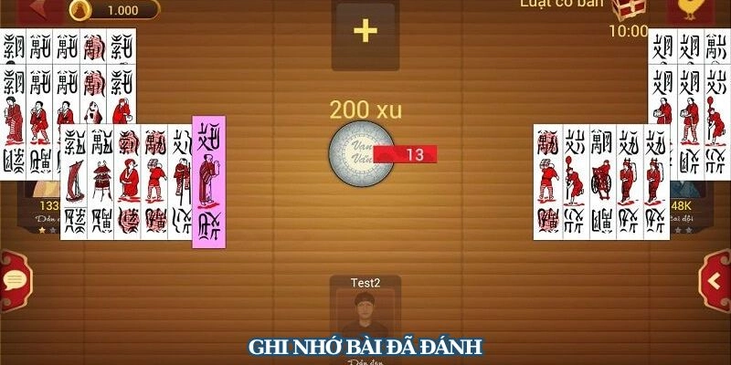 Cận cảnh một vài lá bài chắn