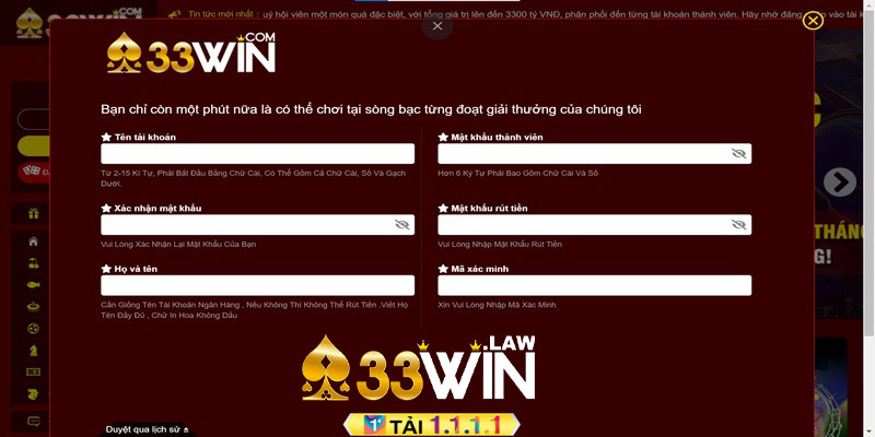 Truy cập đường link mới nhất của cổng game 33win